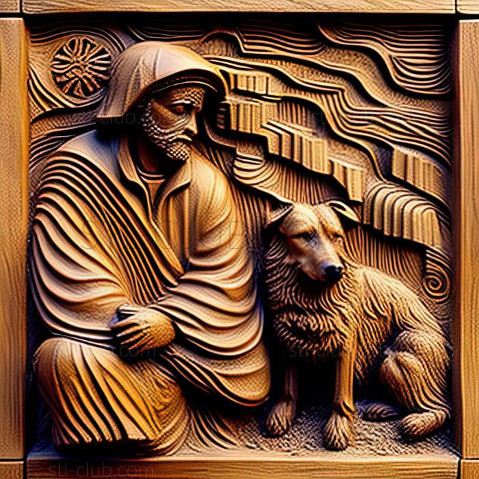 st Romanian Miorite Shepherd dog